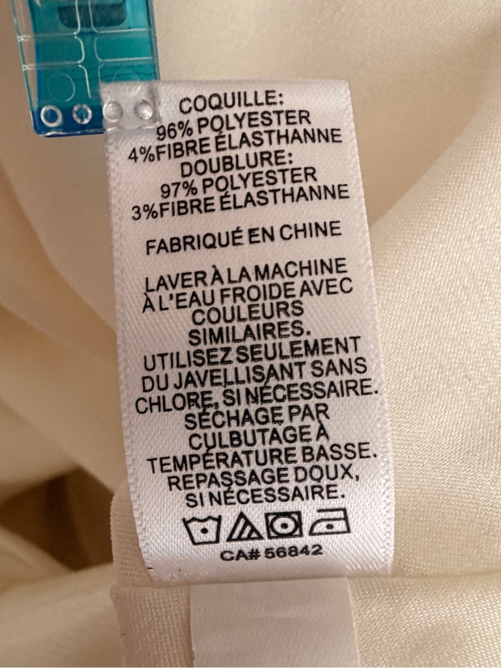 Medium - Express Ivory Sleeveless Peplum Top - VGC - Picture 9 of 9